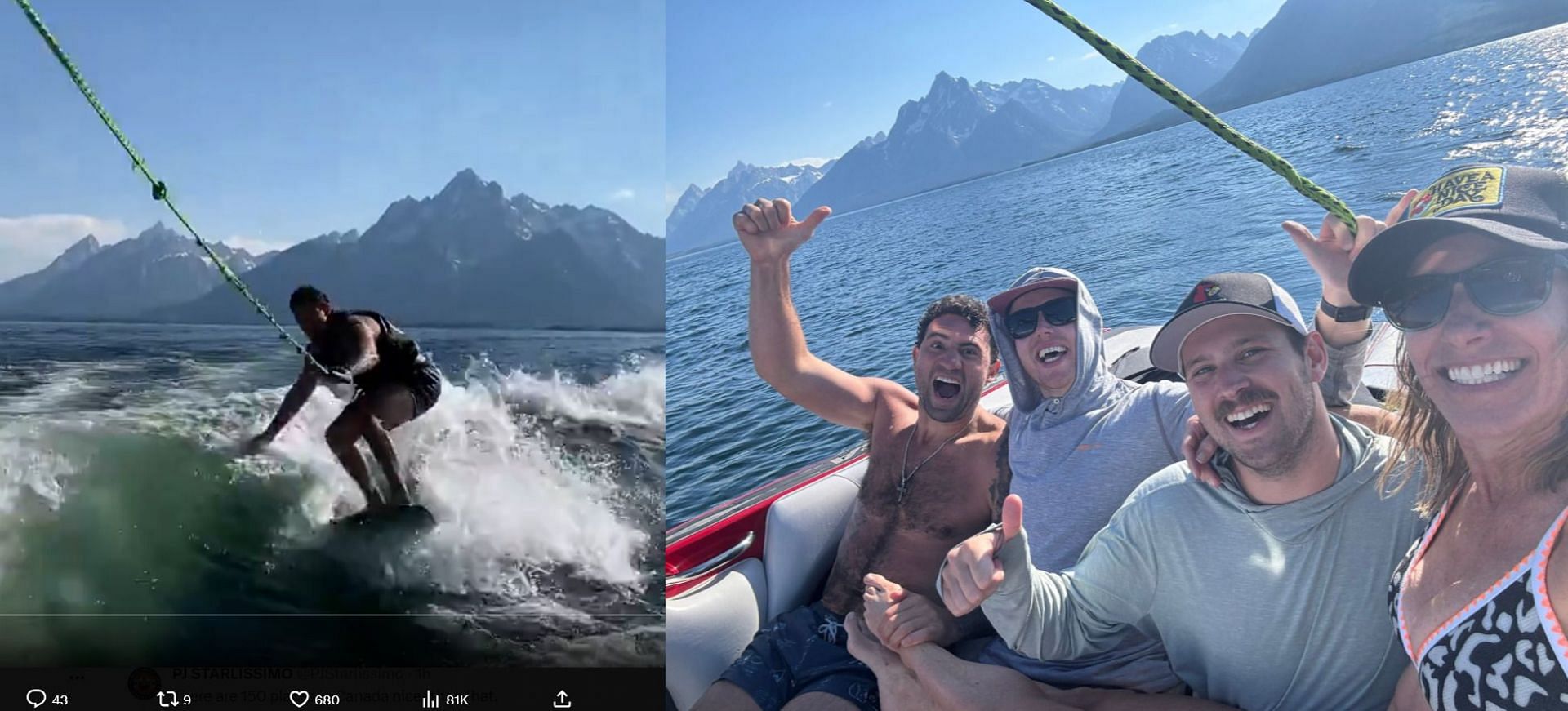 WATCH: Ex-NHLer Paul Bissonnette Tries Out Wakesurfing During His Trip ...