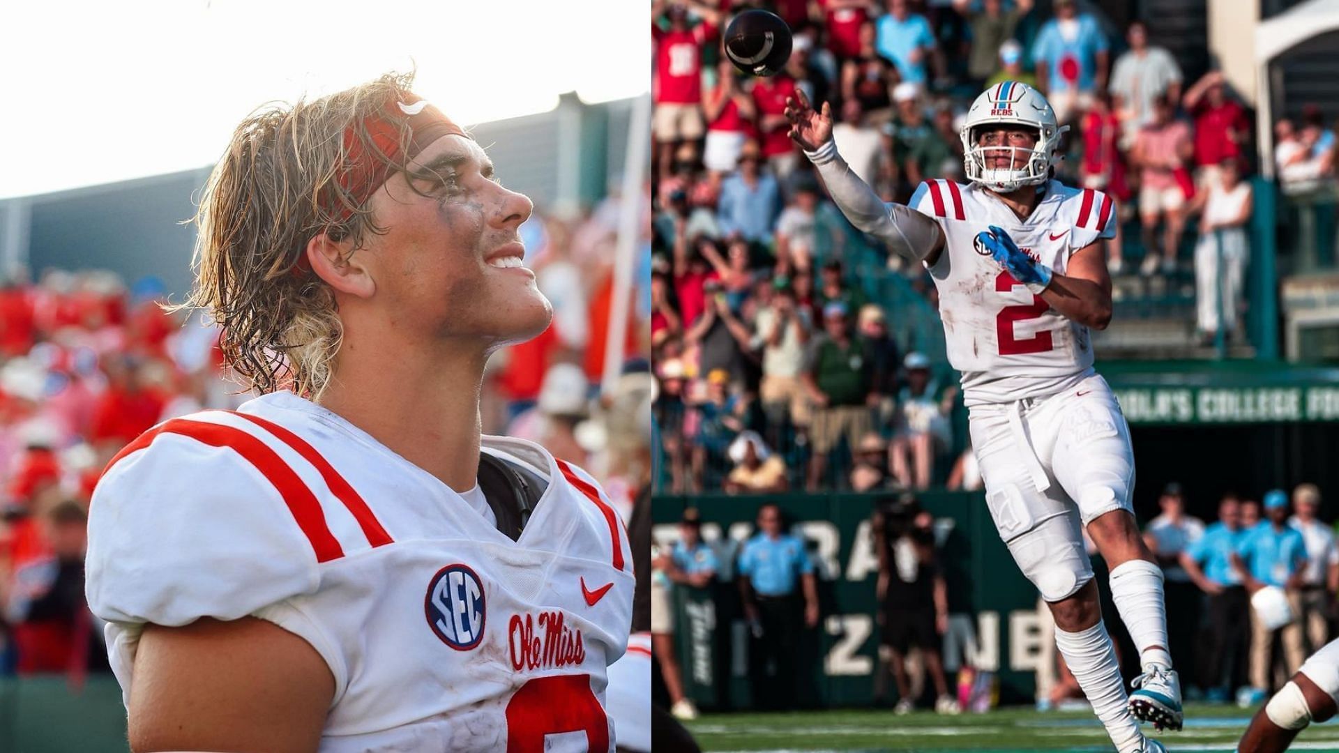 Ole Miss Rebels quarterback Jaxson Dart 