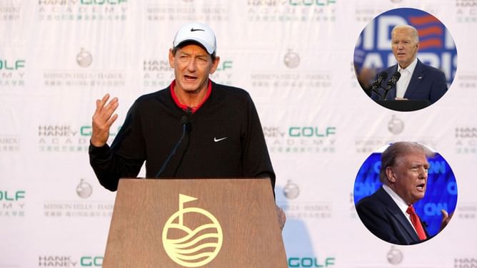 Tiger Woods' ex-coach takes dig at President Joe Biden after Donald Trump's assassination attempt