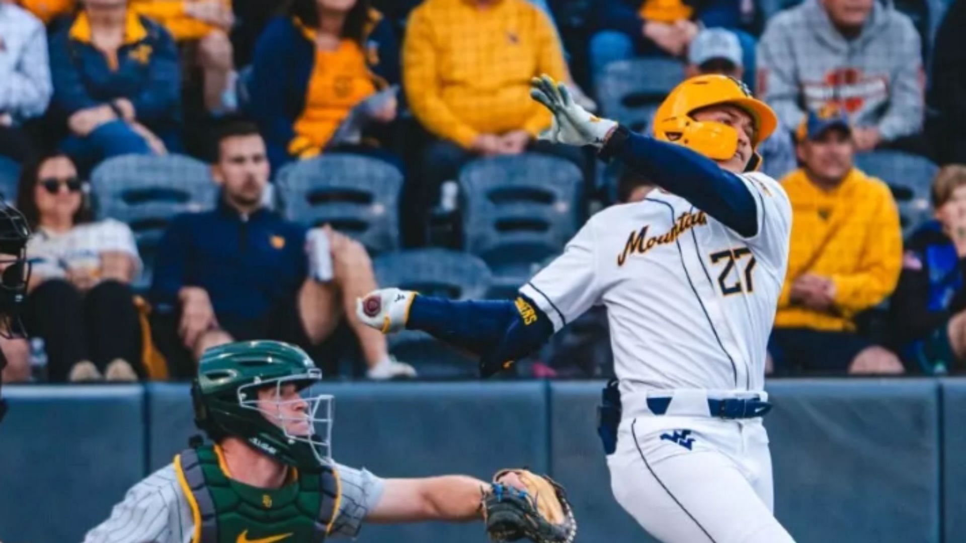 JJ Wetherholt can play shortstop and second baseman for one team (Image Source: https://wvusports.com/sports/baseball/roster/jj-wetherholt/17601)