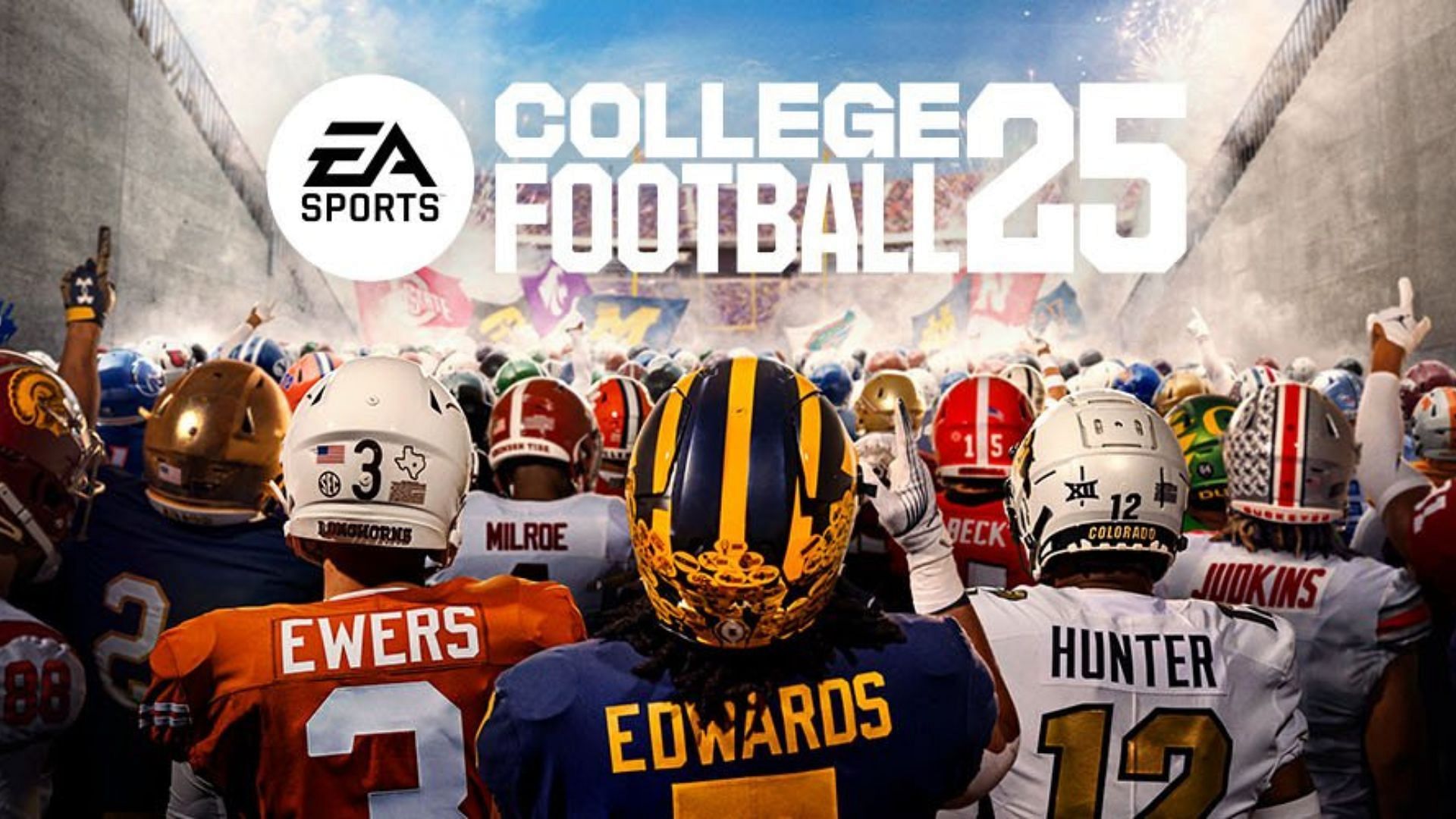 Quinn Ewers, Donovan Edwards, and Travis Hunter are the three featured cover athletes for EA Sports College Football 25