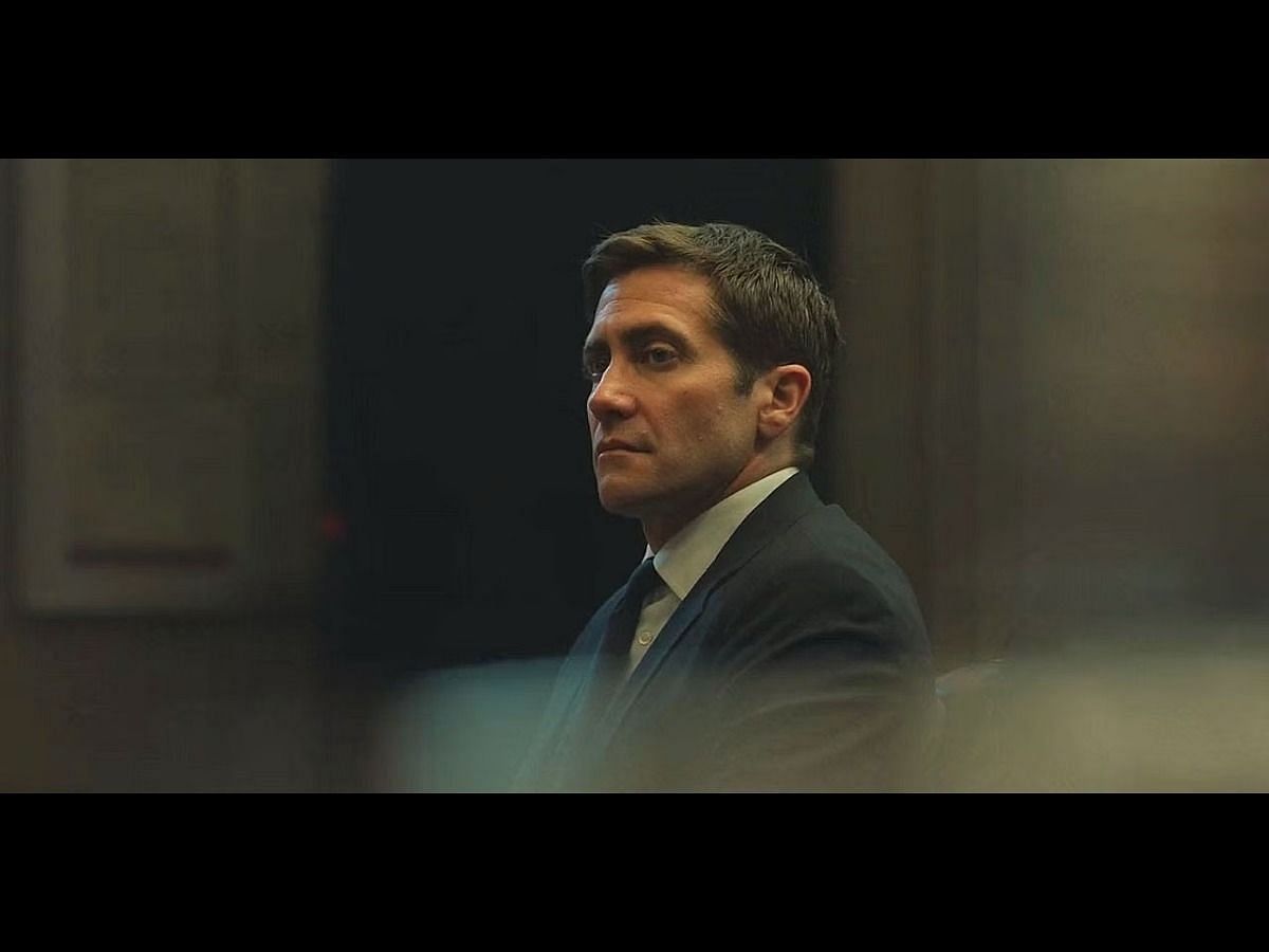 Jake Gyllenhaal as Rusty Sabich in a still from Presumed Innocent (Image via Apple TV+)