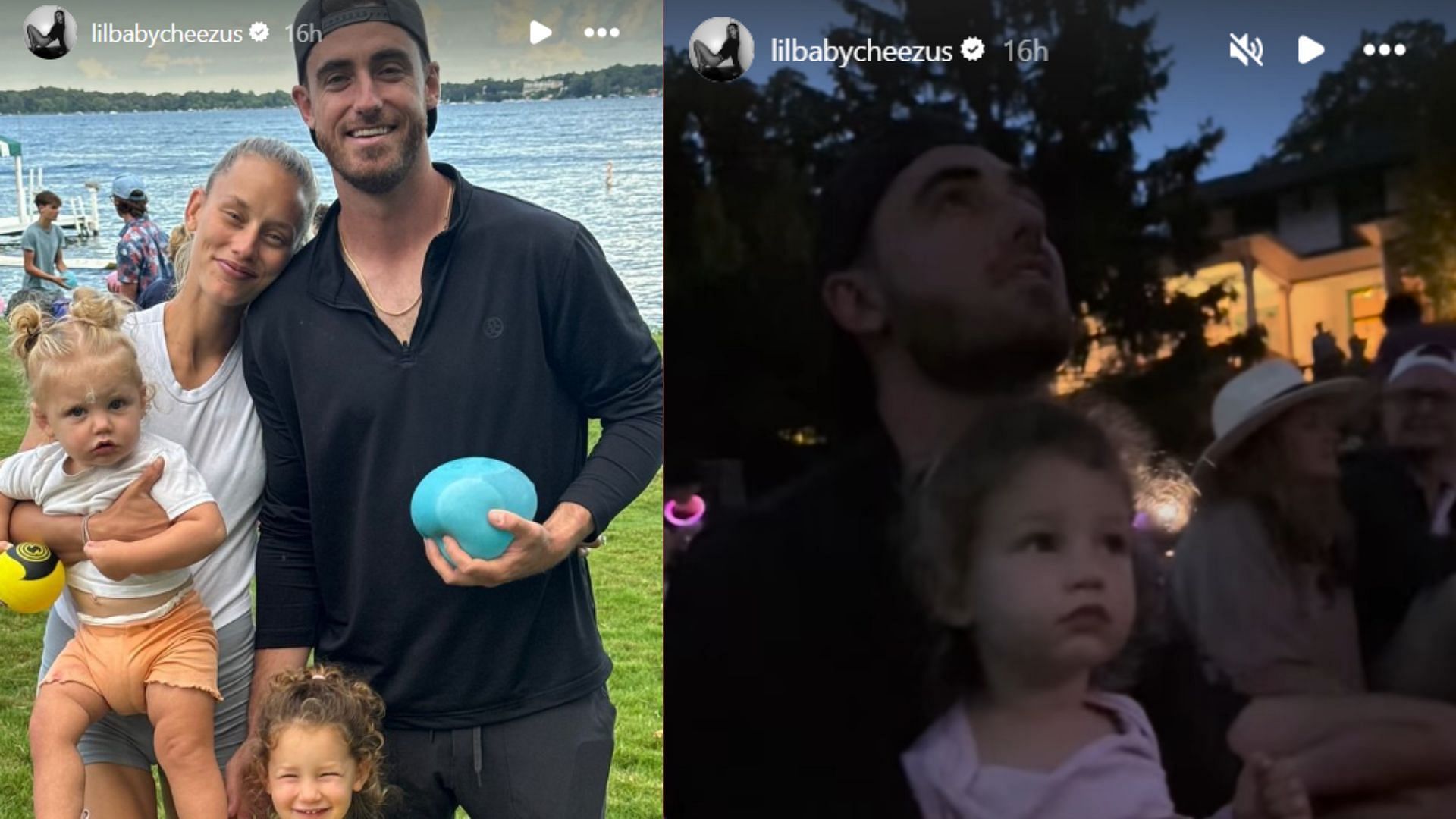 The Bellinger family enjoyed some time together over the Fourth of July. (Instagram.com/lilbabycheezus)