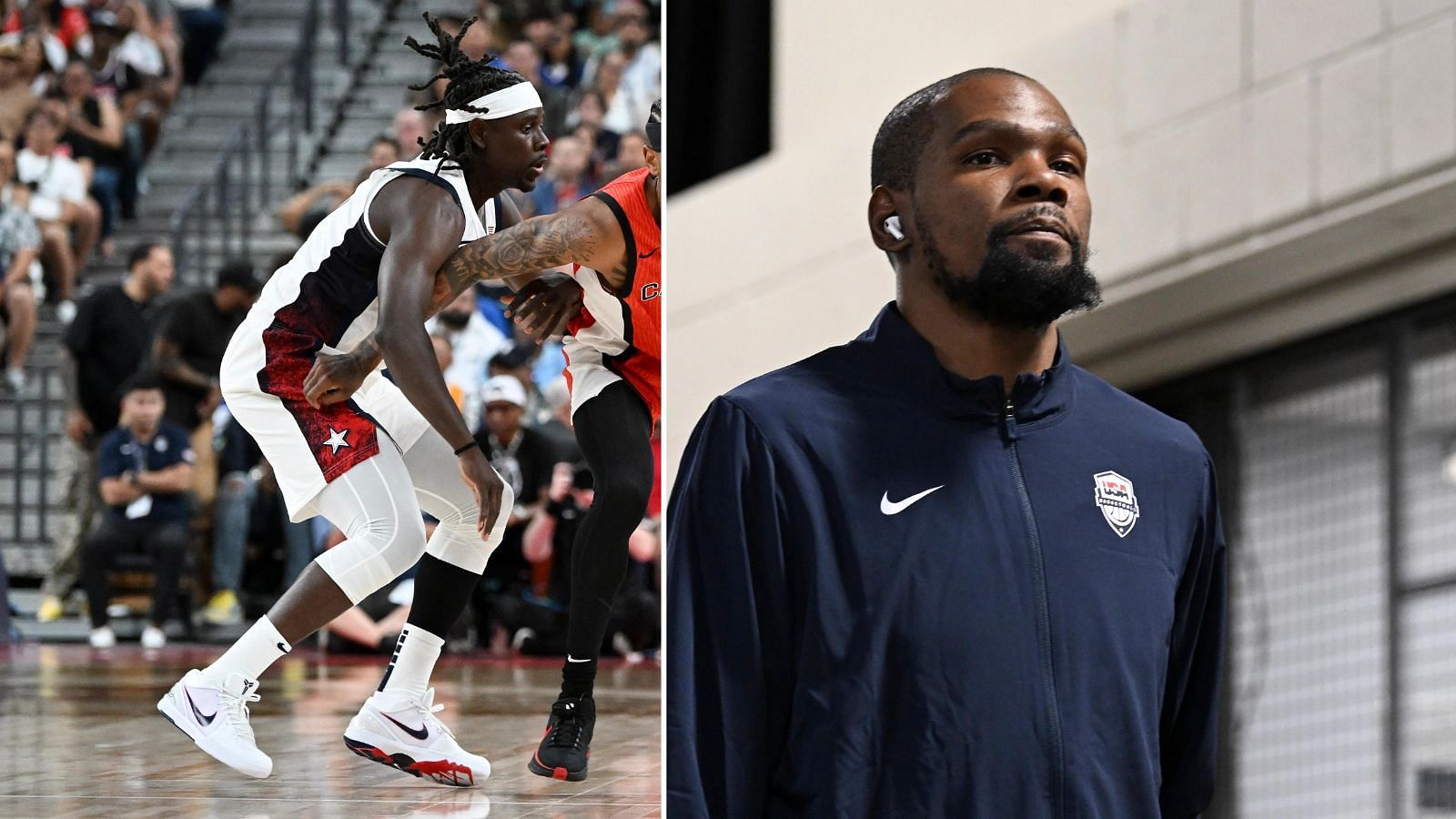 USA basketball teammates Jrue Holiday and Kevin Durant both helped their school