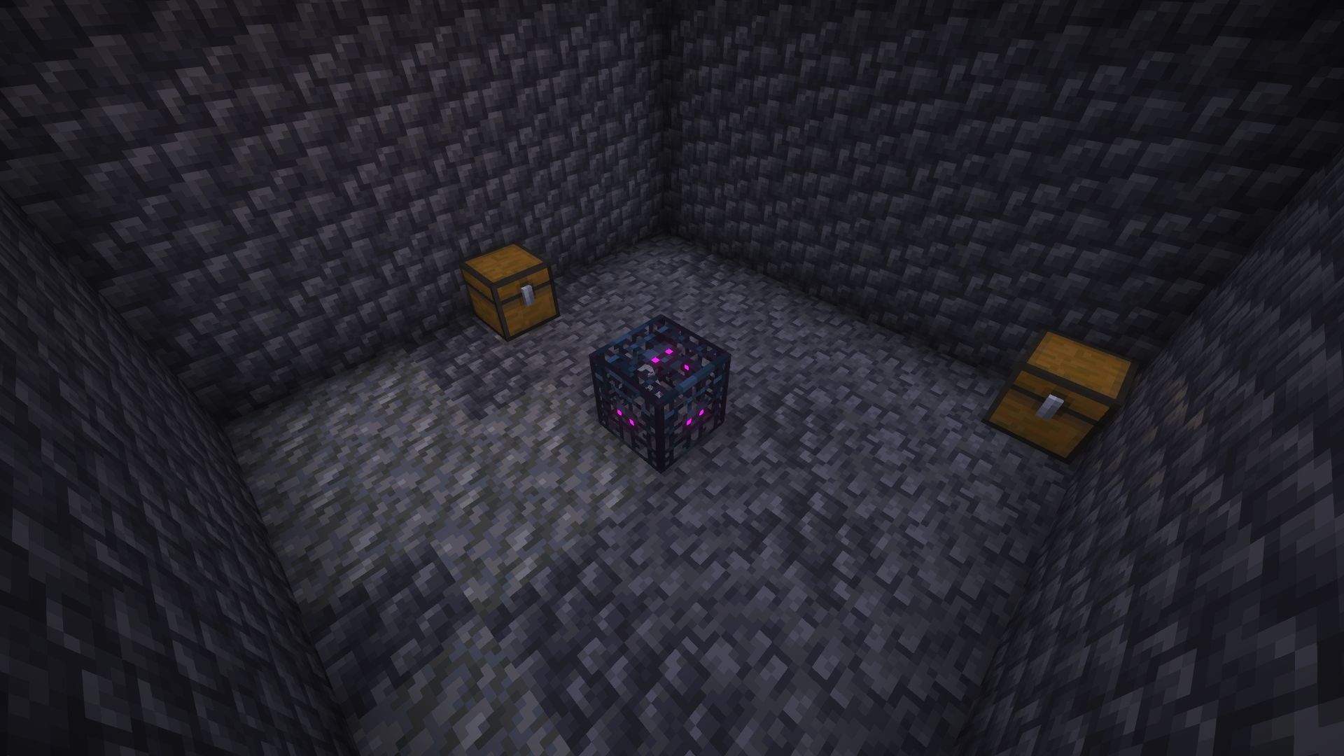 The first thing you&#039;ll need to do is track down a monster room (Image via Mojang)