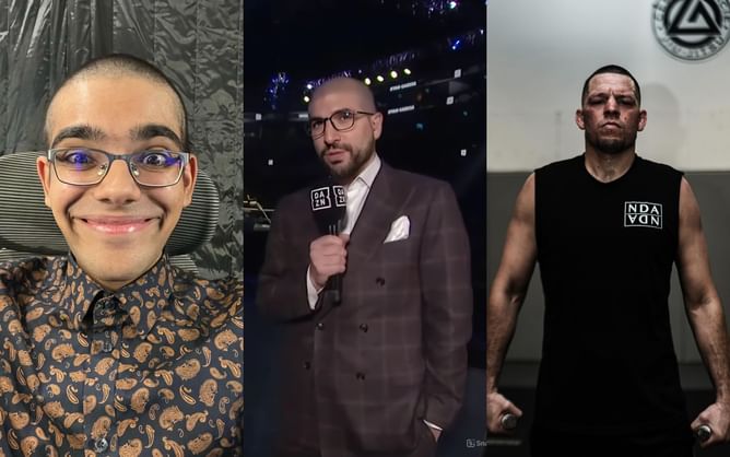 Ariel Helwani slams N3on for disrespecting Nate Diaz at Jorge Masvidal fight presser: "Get these idiots out of the fight game"