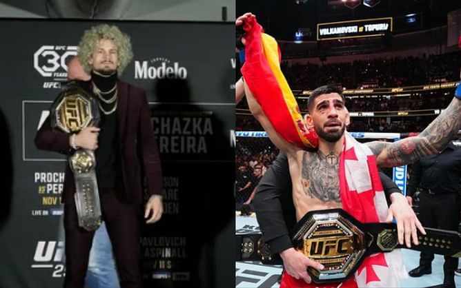 Sean O'Malley baffled by Ilia Topuria's position on pound-for-pound list: "Less title defense and 5 inches shorter"