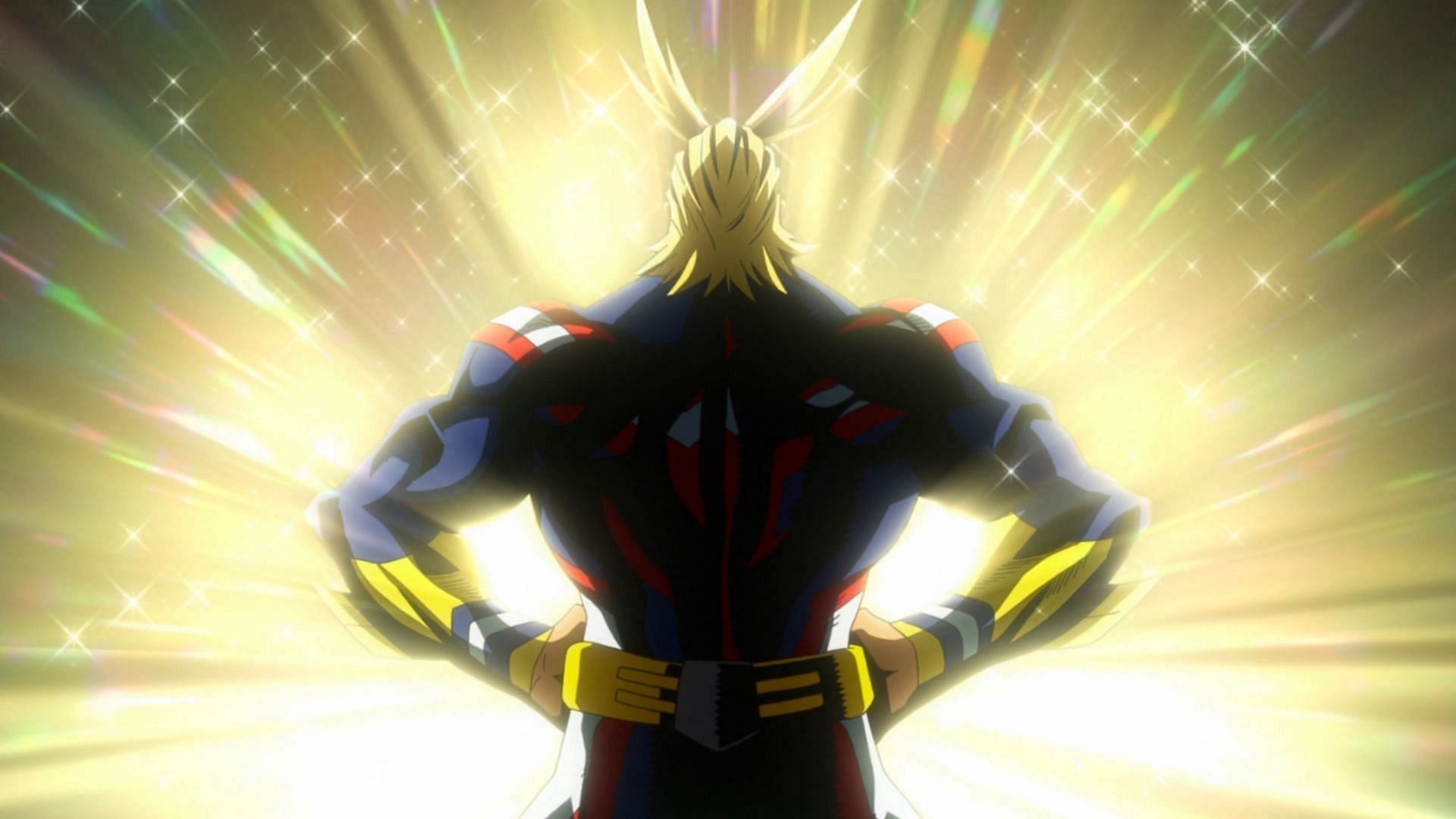 All Might as seen in the My Hero Academia anime (Image via studio BONES)