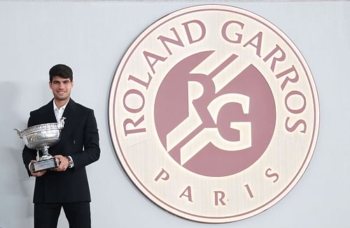 Carlos Alcaraz after winning the French Open 2024 (Getty Images)