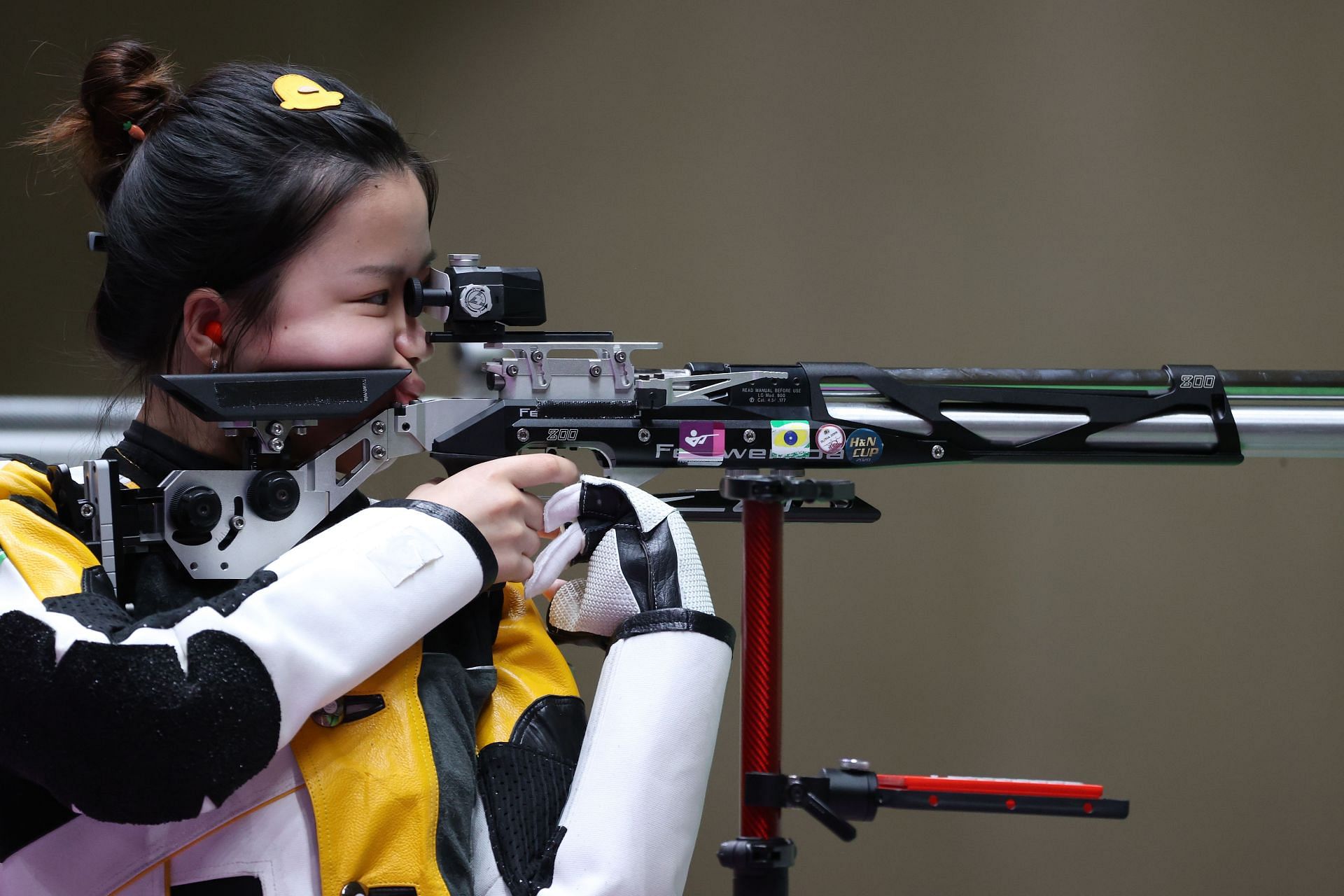 Qian Yang in action at the 2020 Tokyo Olympics - Getty Images