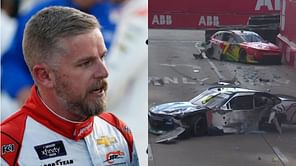WATCH: Justin Allgaier suffers hard crash in Chicago Xfinity practice, followed by Alon Day collision