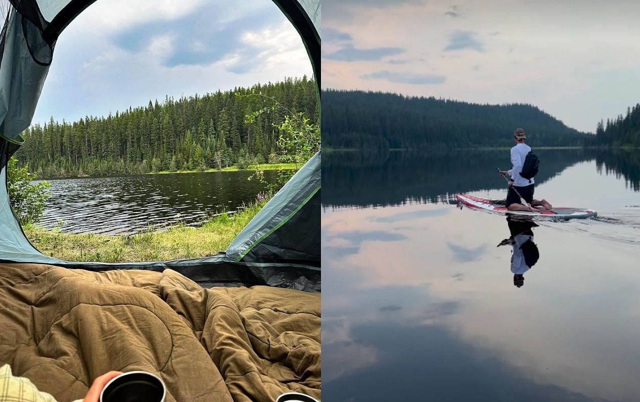 Carey Price and Angela Price went on a date night near British Columbia Lake (Credit: Angela Price IG))