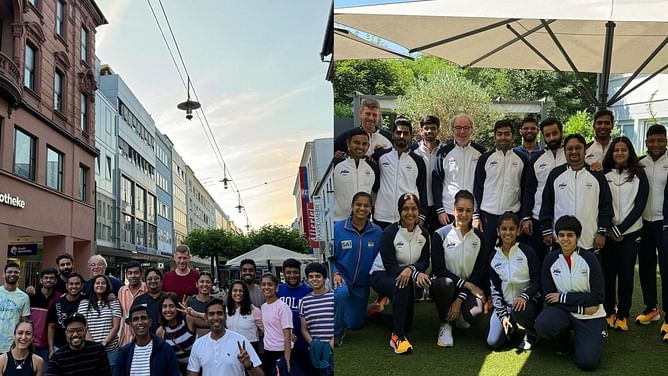 [In Pictures] Indian table tennis contingent sweats hard in intense camp ahead of Paris Olympics 2024