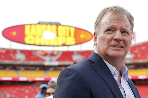 NFL commissioner Roger Goodell at Los Angeles Chargers vs. Kansas City Chiefs