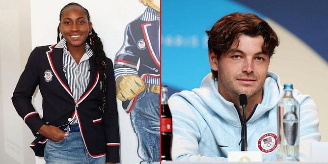 "Coco Gauff carrying the flag and me this week"- Taylor Fritz banters with compatriot ahead of their Paris Olympics 2024 mixed doubles campaign