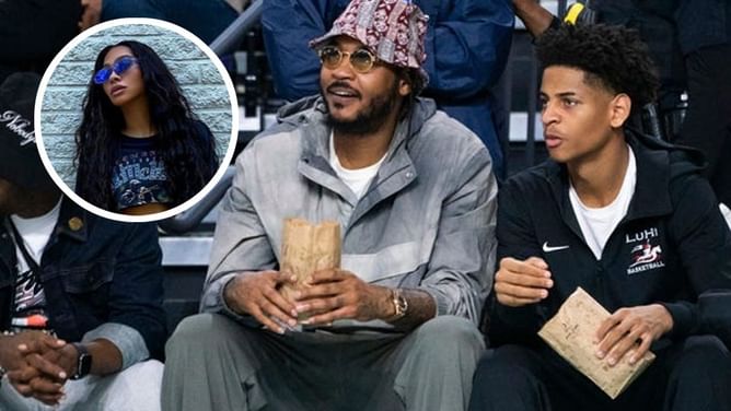 Watch: Carmelo Anthony's son Kiyan drops a monster dunk to excite mom at Bronx tournament
