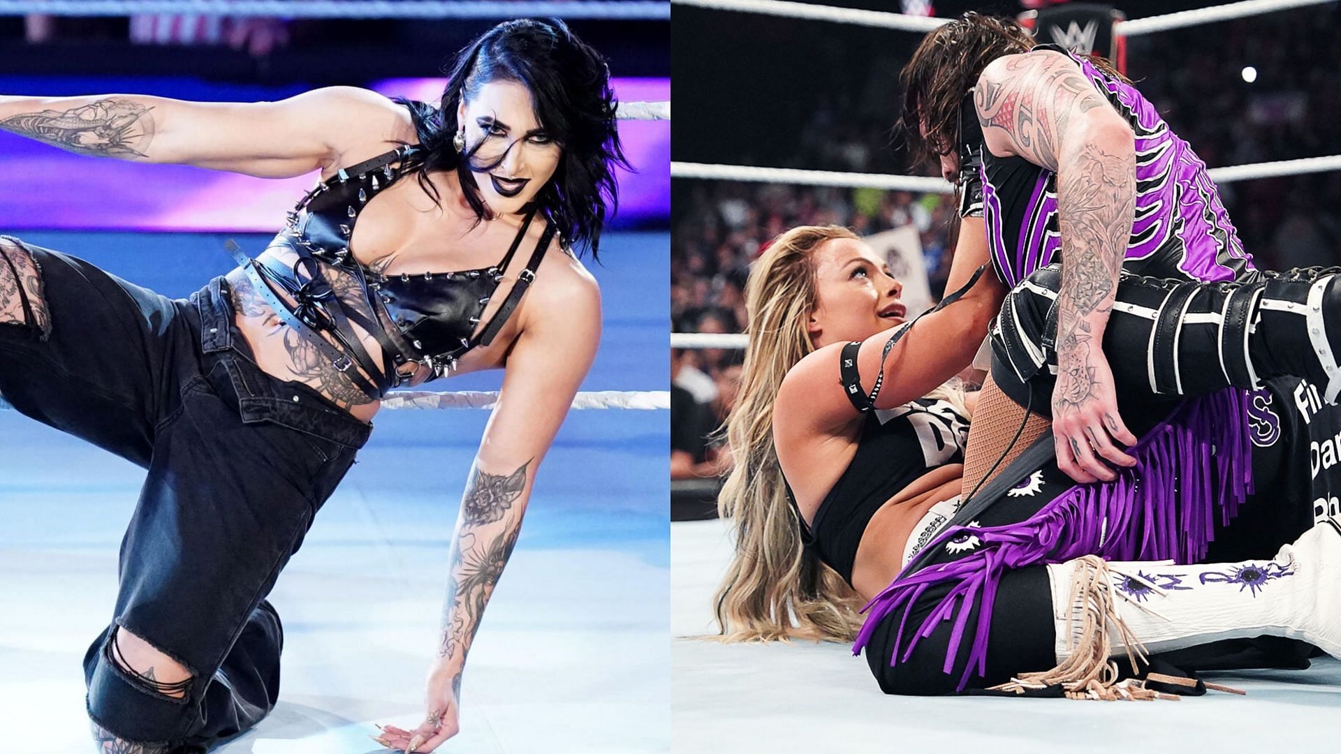 Will Dominik Mysterio betray Rhea Ripley and side with Liv Morgan (Images credit: WWE.com)