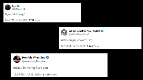 Fans react to Tony Khan's announcement regarding AEW [Image credits: Screenshots via Khan's Twitter]