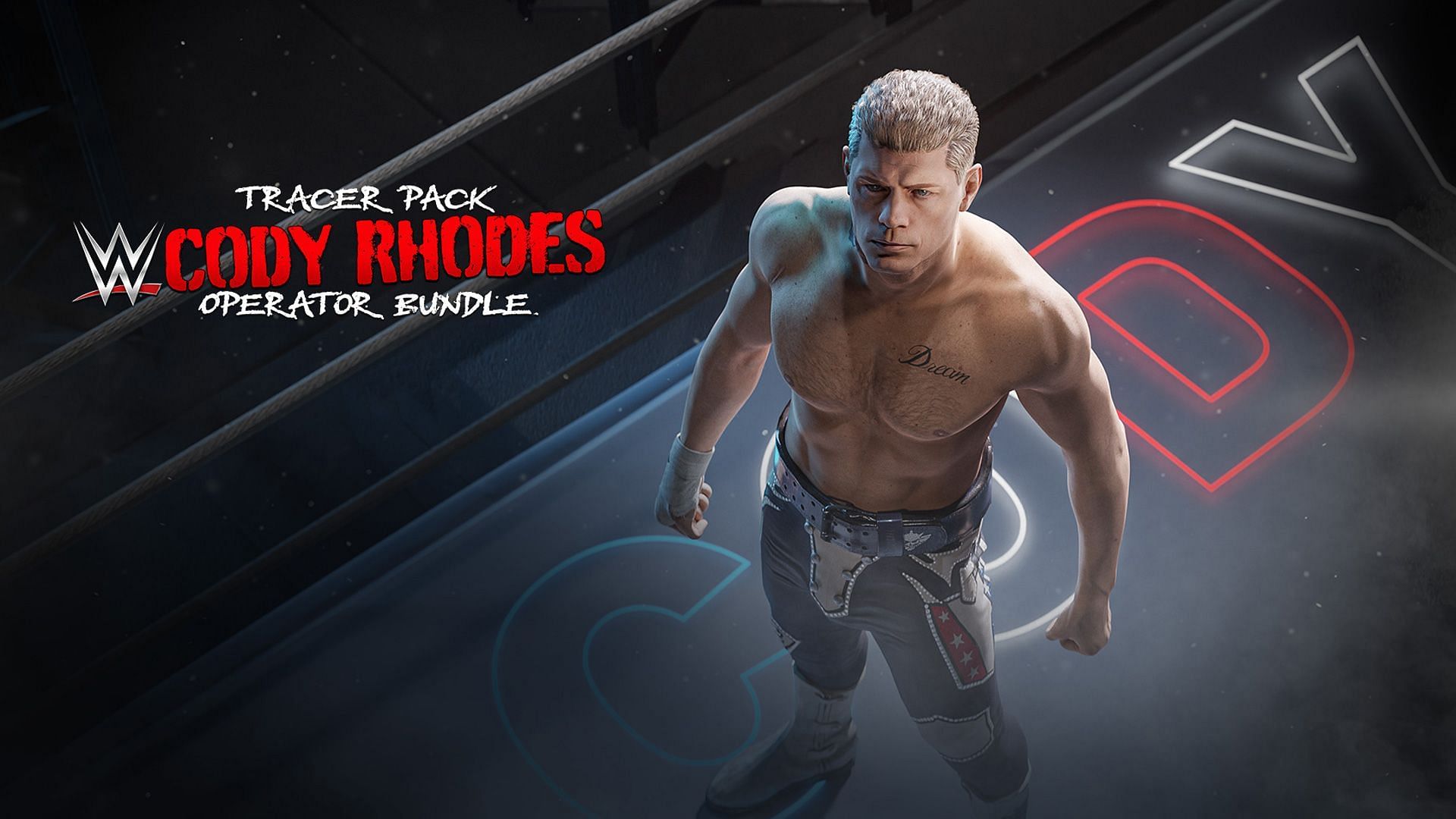 Tracer Pack: WWE &mdash; Cody Rhodes Operator bundle in Warzone and MW3 (Image via Activision)