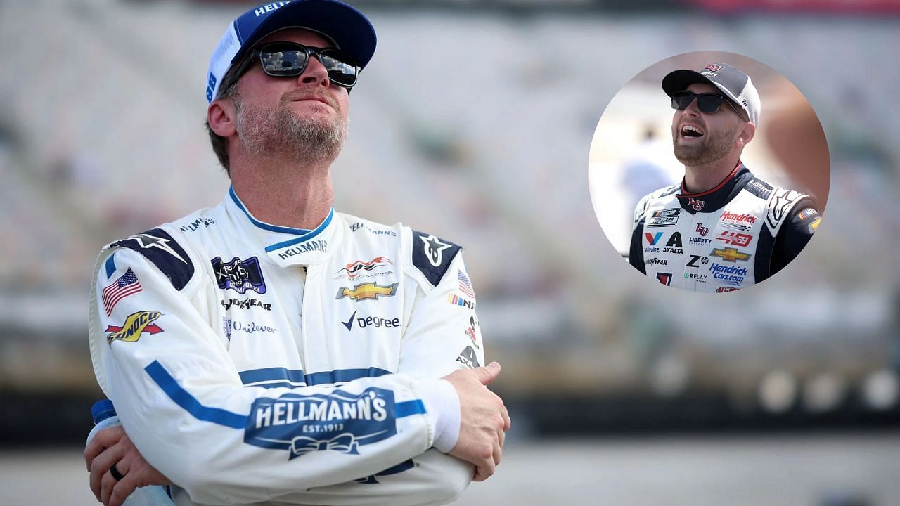 Dale Earnhard Jr. and William Byron (Image source Getty)