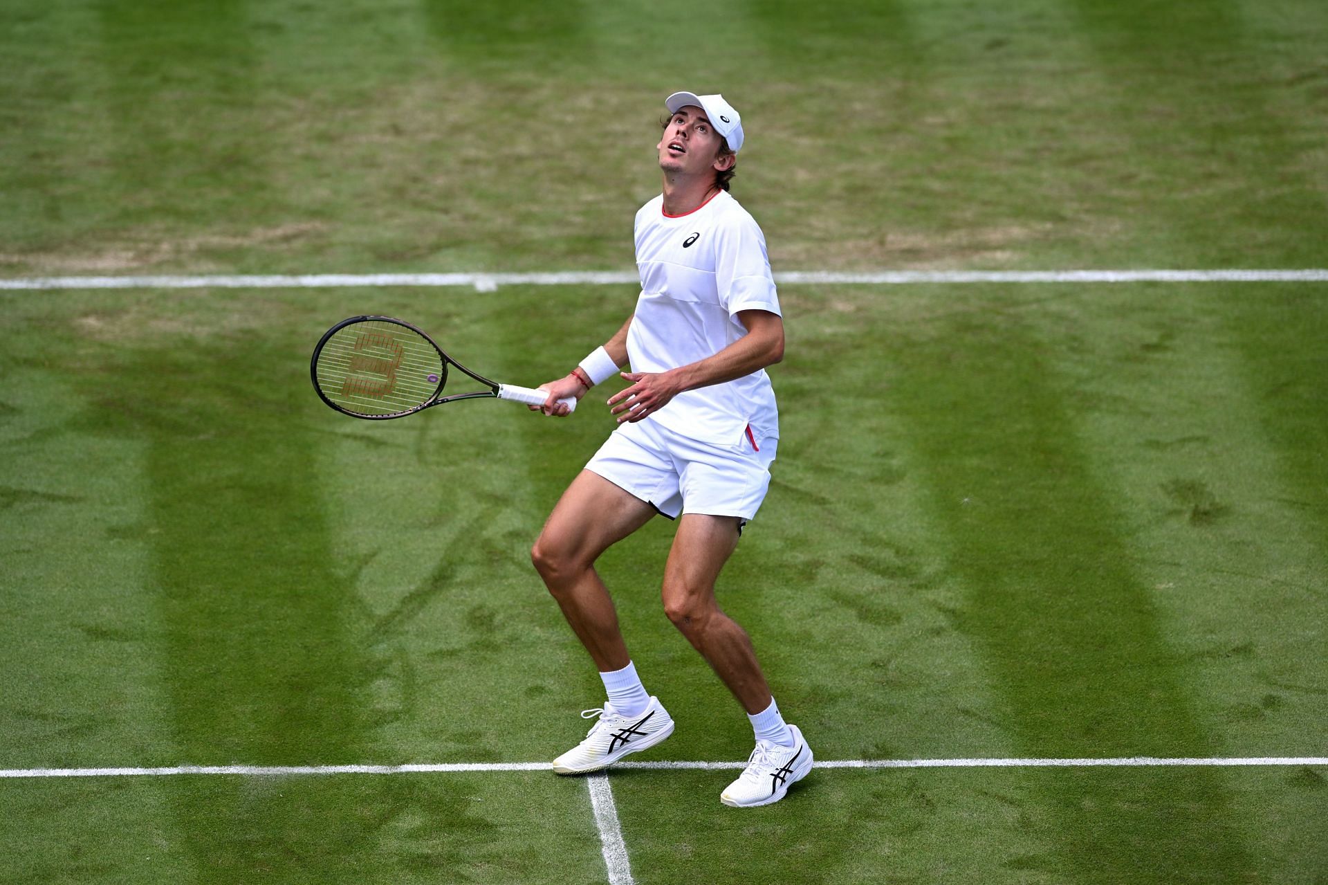 Alex De Minaur at Wimbledon.