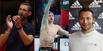 Michael Phelps, Marie-Jose Perec, Ian Thorpe & other athletes congratulate Leon Marchand on securing first swimming medal for France at Paris Olympics