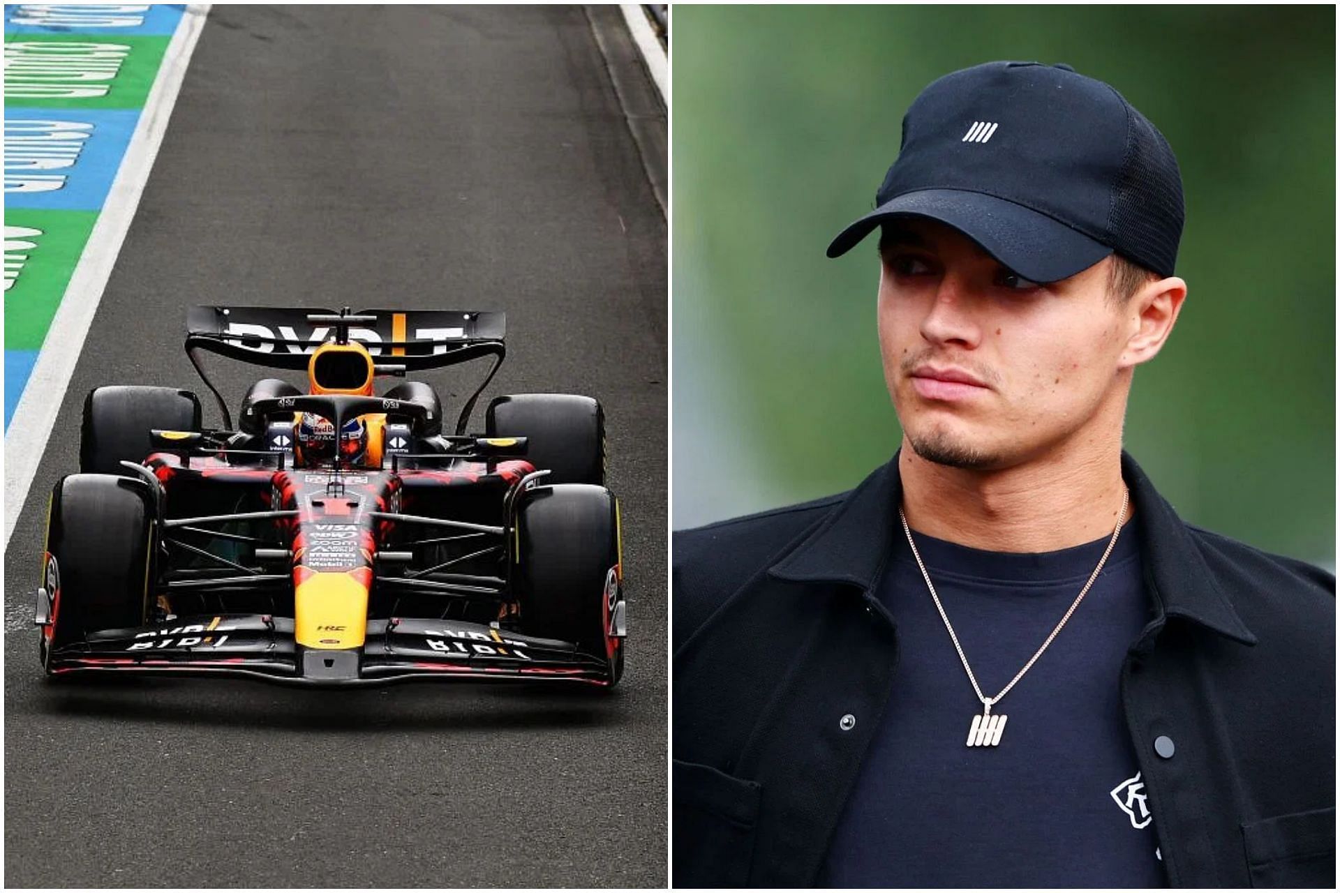 Max Verstappen (L) and Lando Norris (R) (Collage via Sportskeeda)