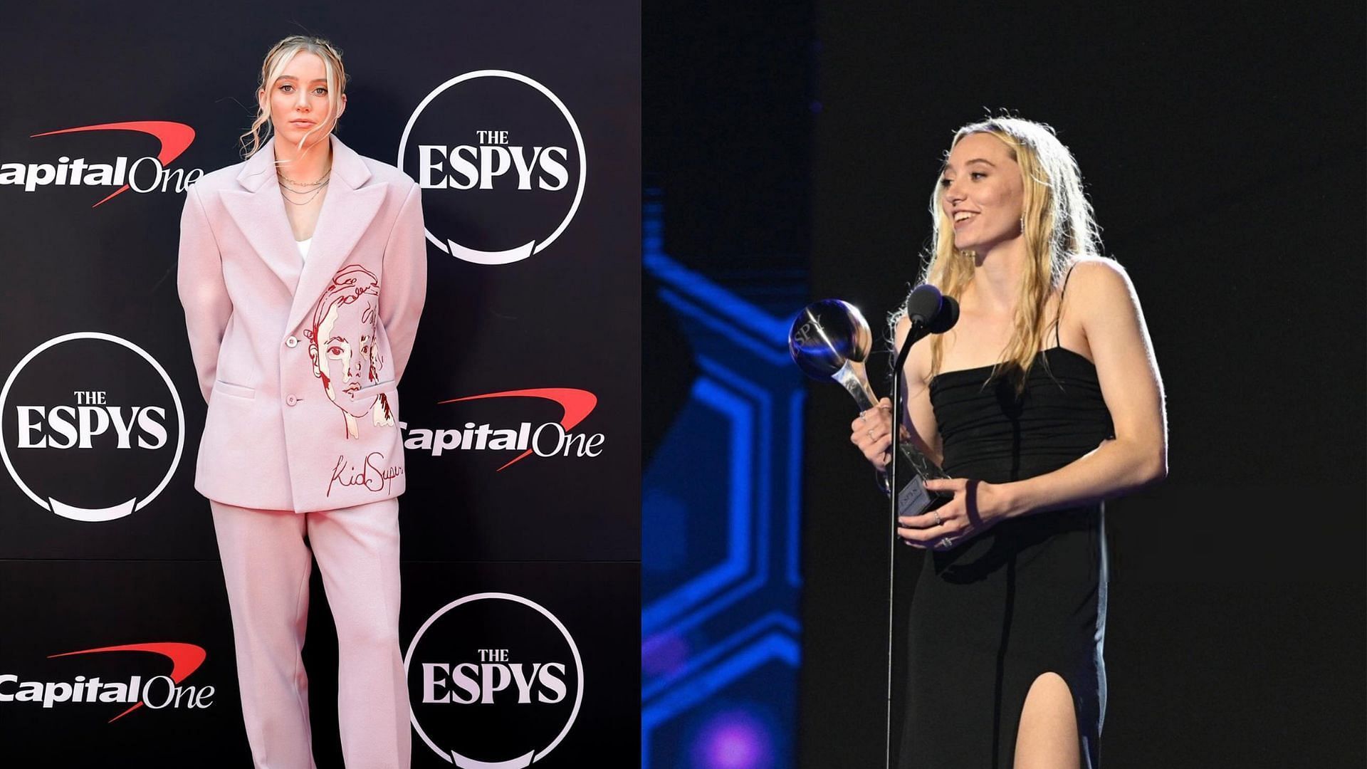 Paige Bueckers at the 2024 ESPYS Awards red carpet