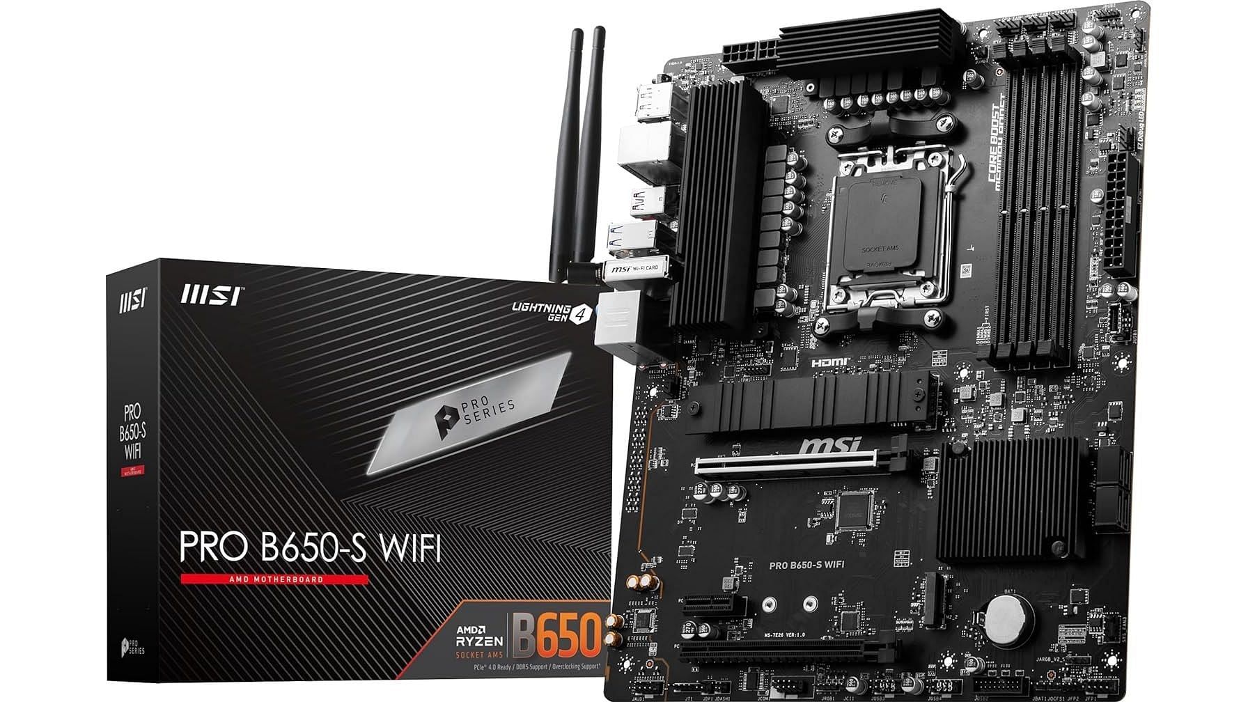 MSI PRO B650-S WIFI ProSeries motherboard (Image via MSI)