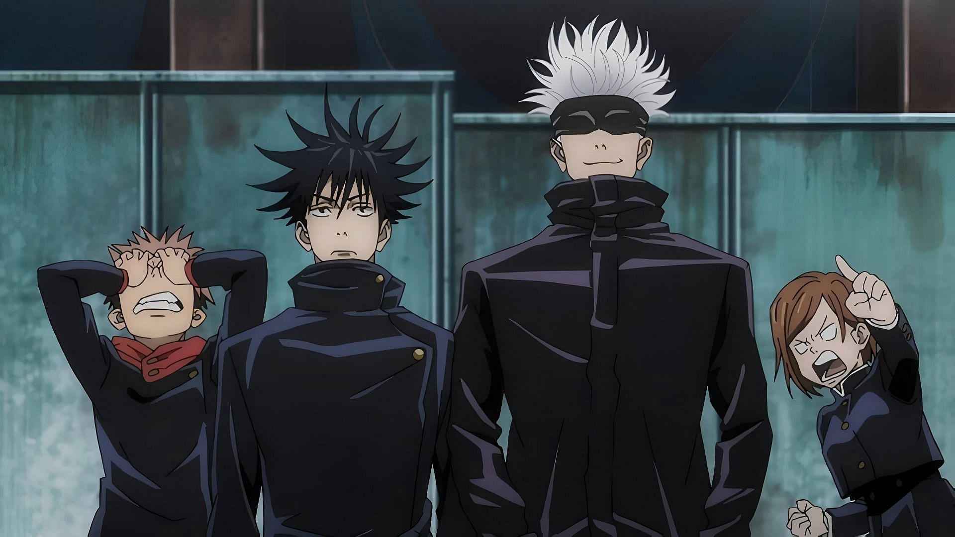 The main protagonist team as seen in the anime (Image via MAPPA)