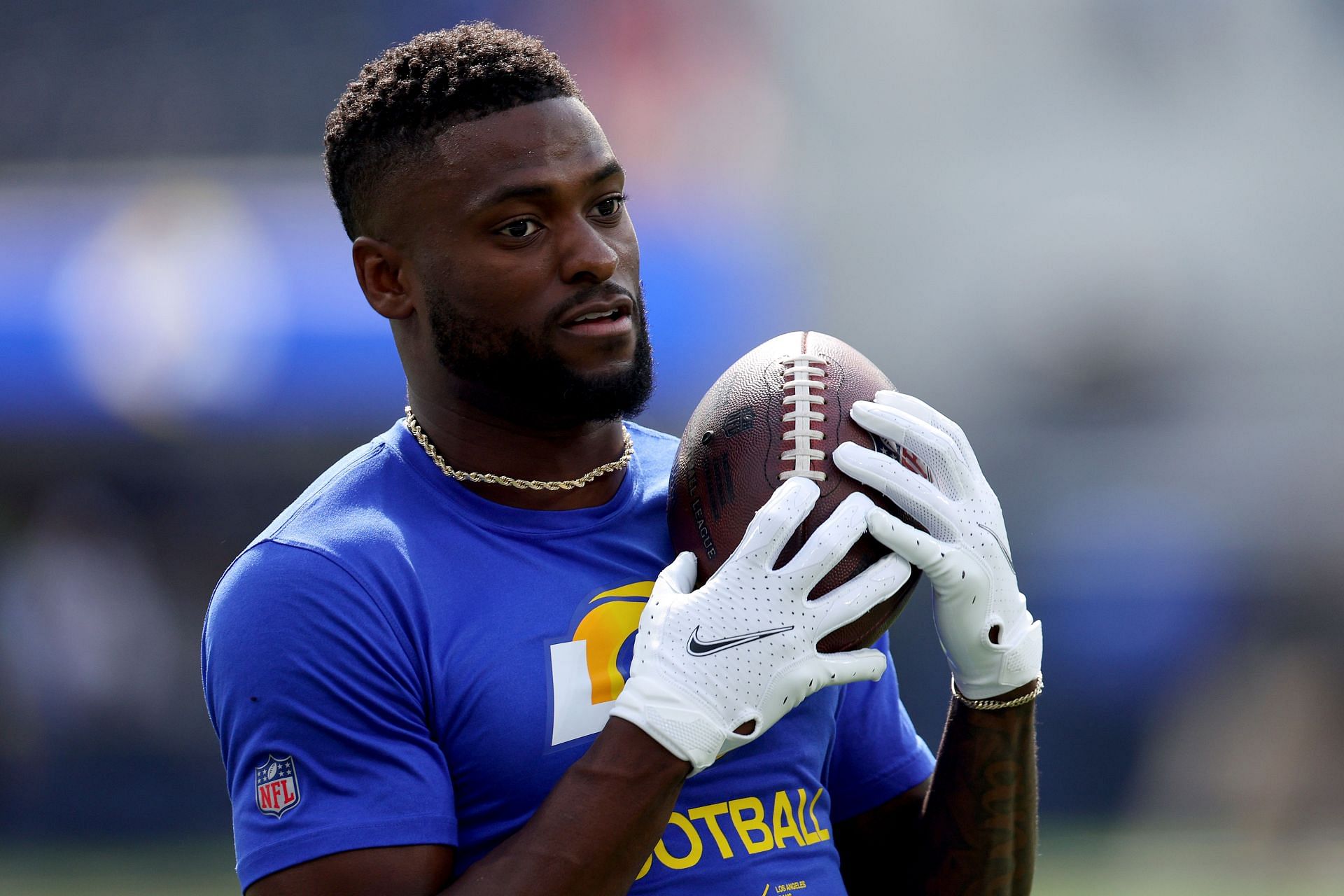 Van Jefferson at San Francisco 49ers v Los Angeles Rams - (image credit: getty)