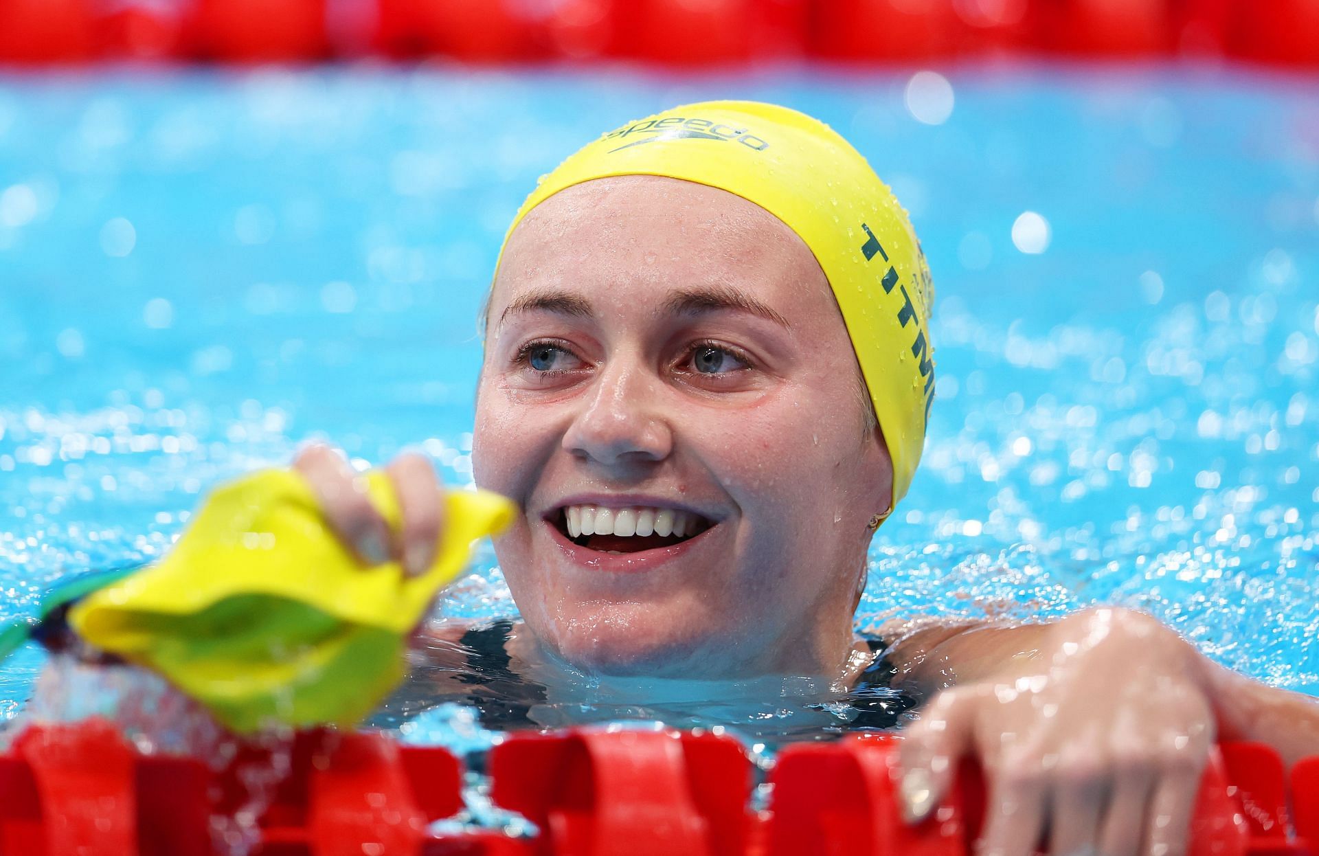 Ariarne Titmus at the Tokyo 2020 Olympic Games. (Photo by Tom Pennington/Getty Images)