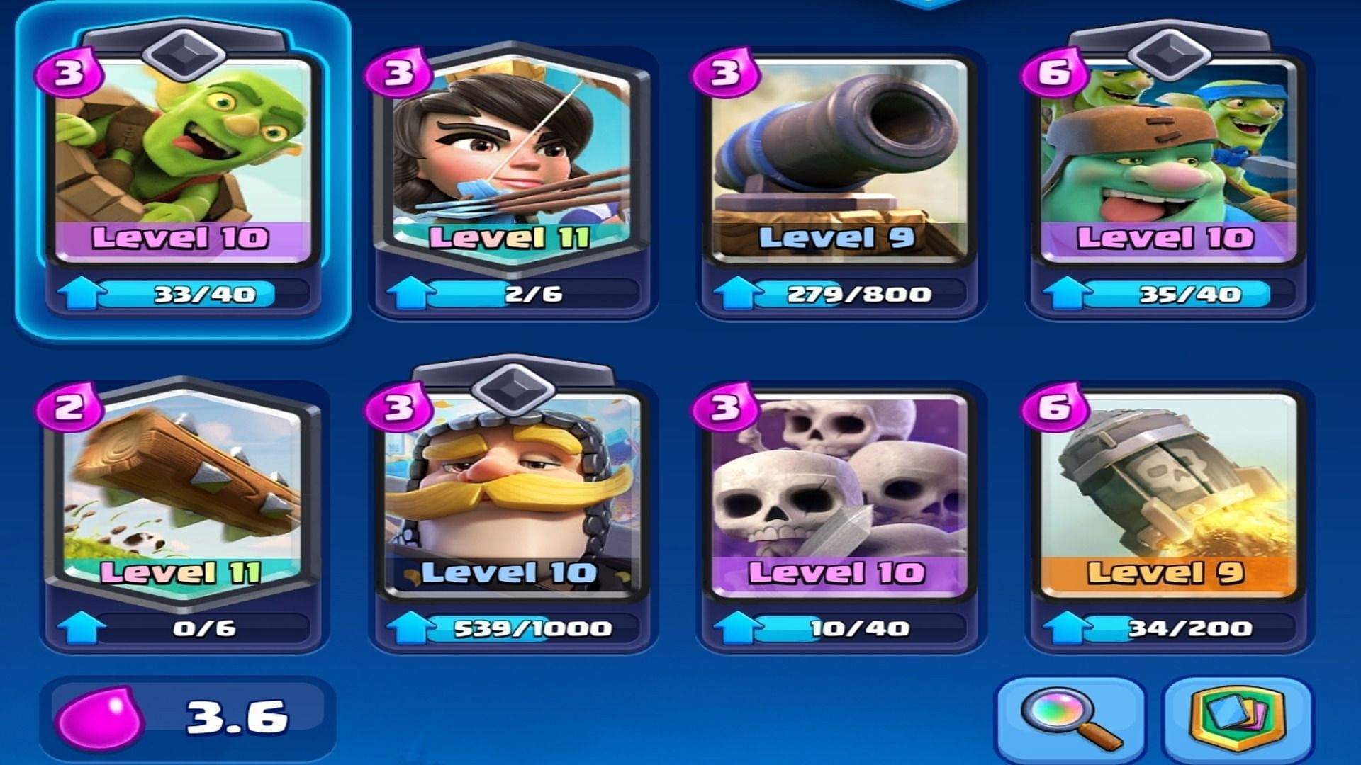 This deck is based on other Log bait decks (Image via Supercell)