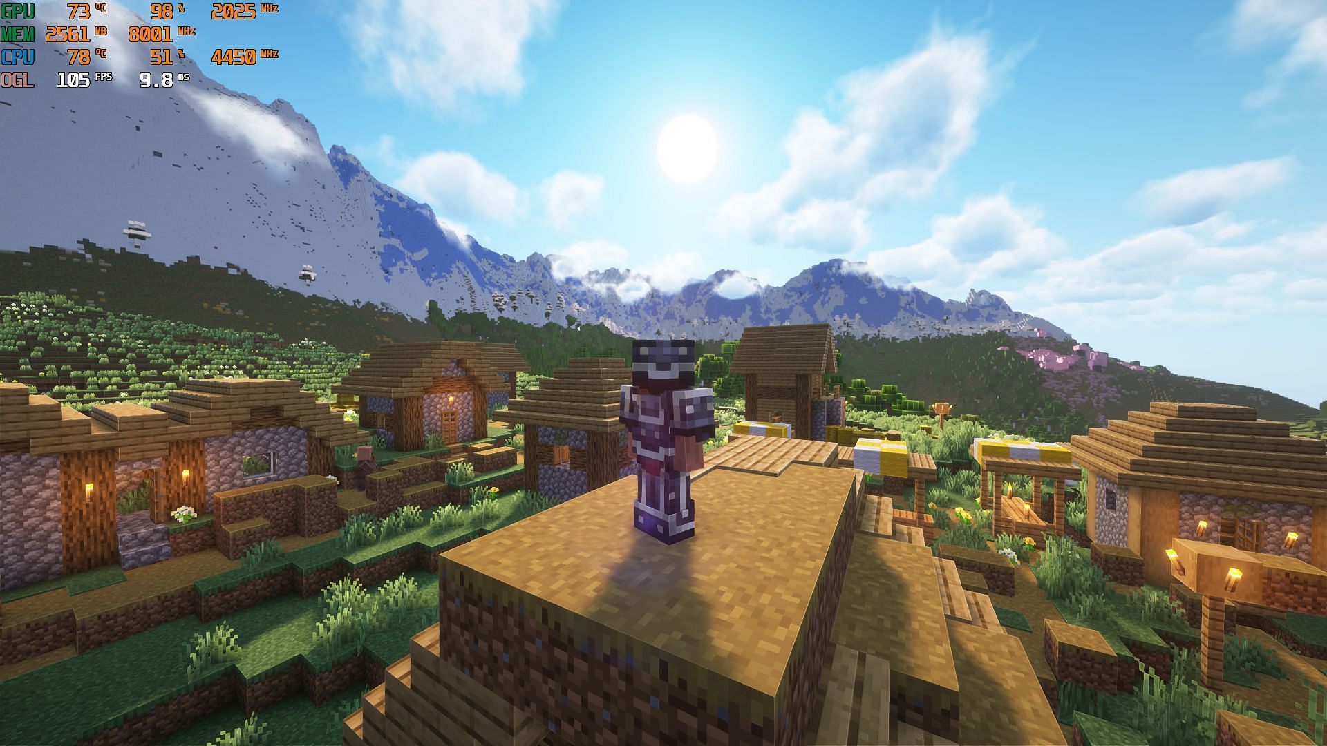 Noisium ensures fast chunk rendering while maintaining high framerates (Image via Mojang)