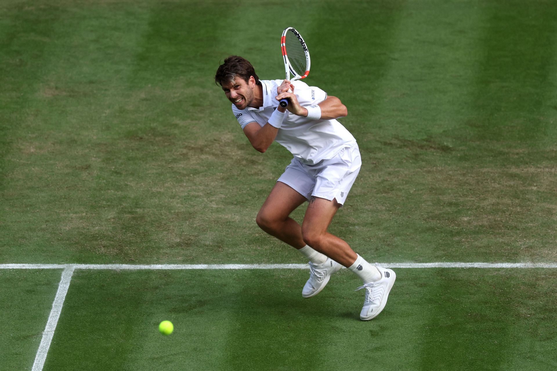 Cameron Norrie at the 2024 Wimbledon. (Photo: Getty)