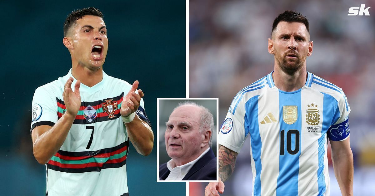 Cristiano Ronaldo (left) and Lionel Messi