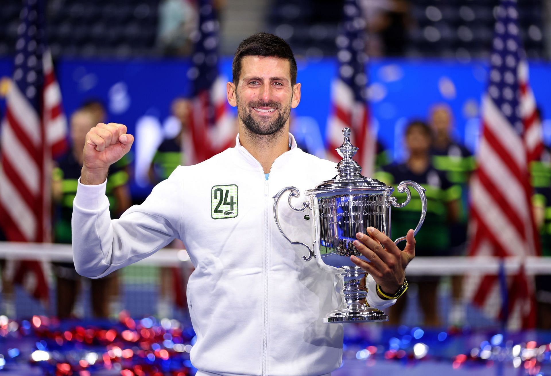 Novak Djokovic won a historic 24th Grand Slam title at the US Open in 2023, no men&#039;s player in tennis history has won more (Getty Images)