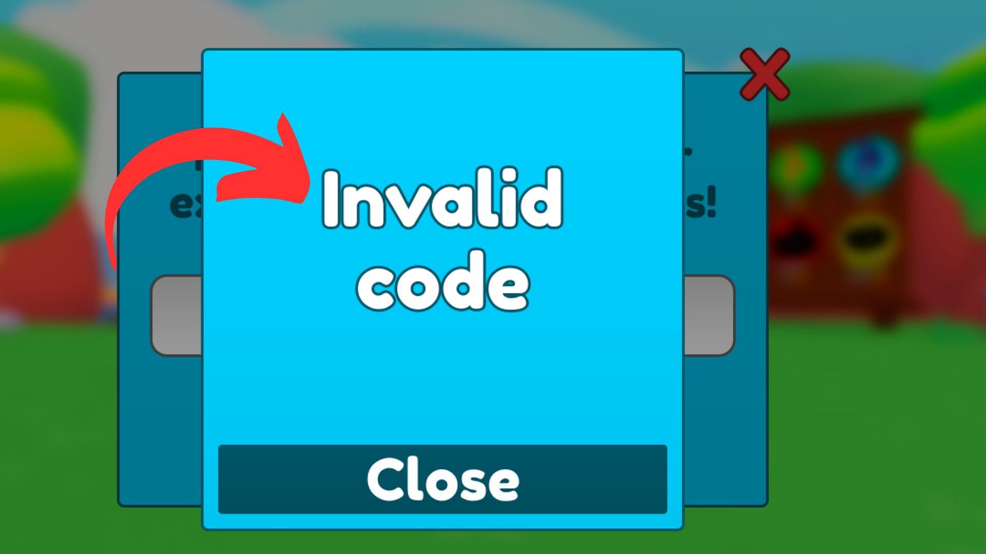 Ultimate Fishing Simulator invalid code issue (Image via Roblox || Sportskeeda)