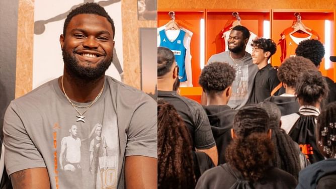 Watch: Zion Williamson spotted in Paris sporting a brand new look