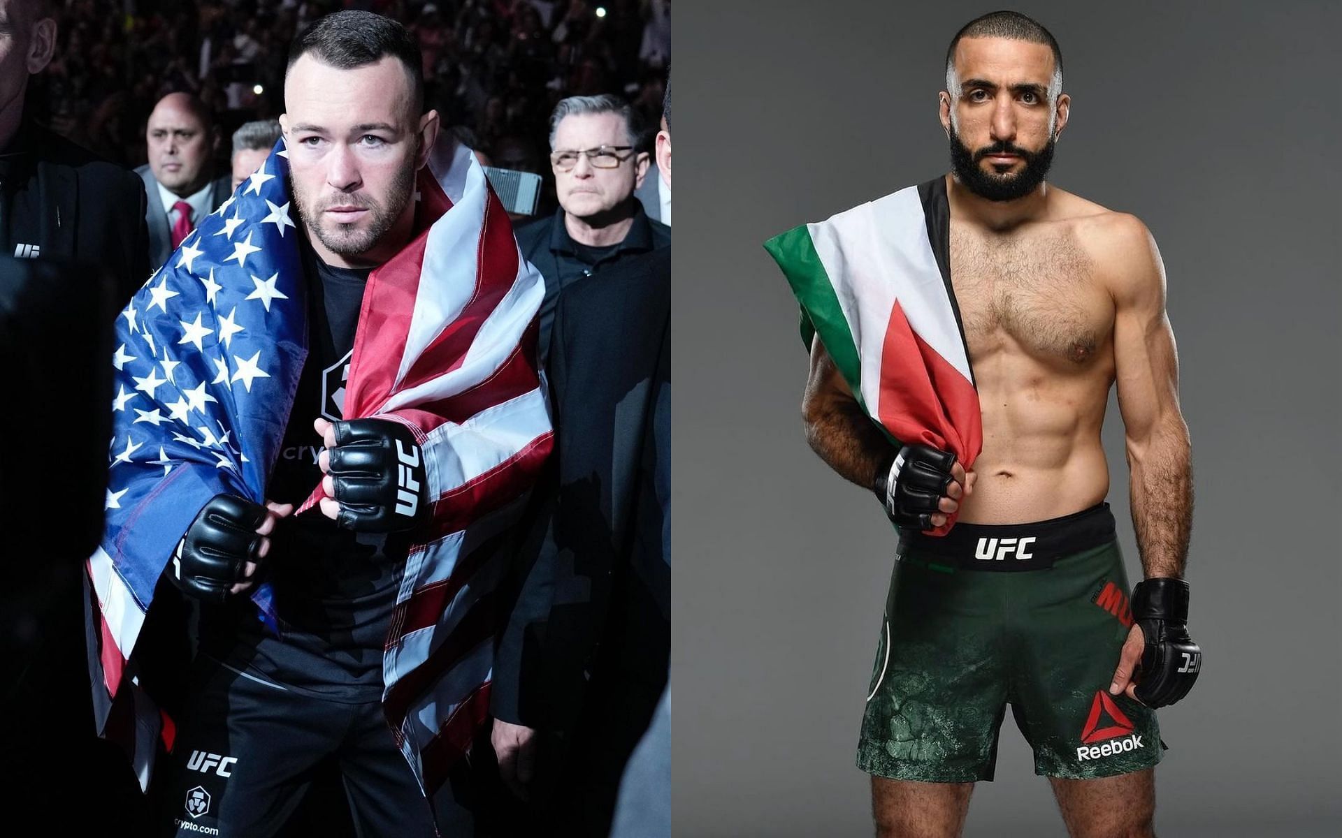 Colby Covington (left) blasts Belal Muhammad (right) over a potential fight. [Images courtsey: @colbycovington and @bullyb170 on Instagram]