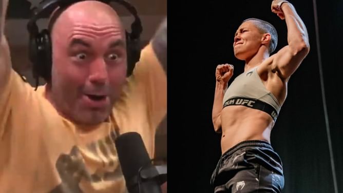 When Joe Rogan was blown away by a stone-cold Rose Namajunas reciting a bible verse in the middle of a face-off with her opponent