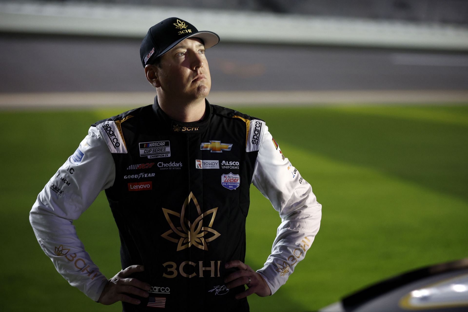 Kyle Busch, driver of the #8 3CHI Chevrolet, (Photo by Sean Gardner/Getty Images)