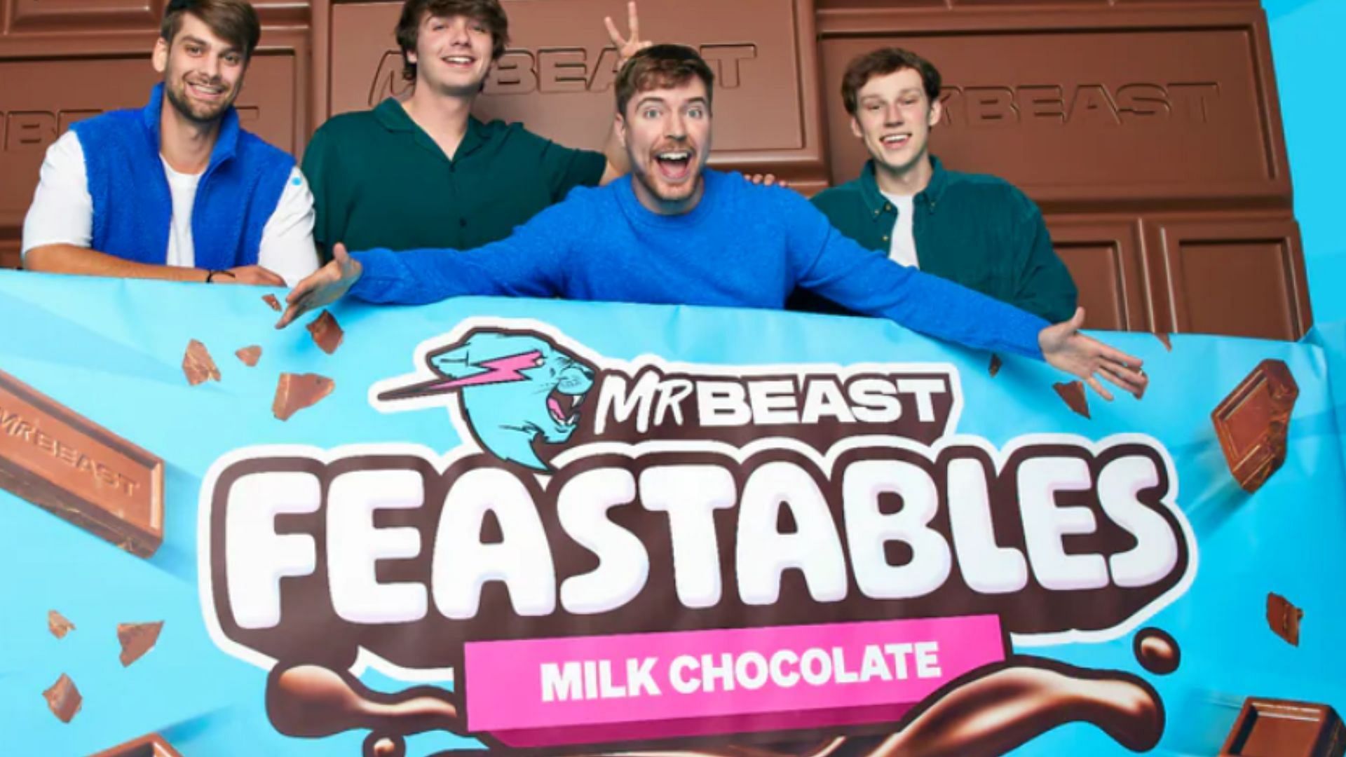 MrBeast started his chocolate brand in 2022 (Image via feastables.com)