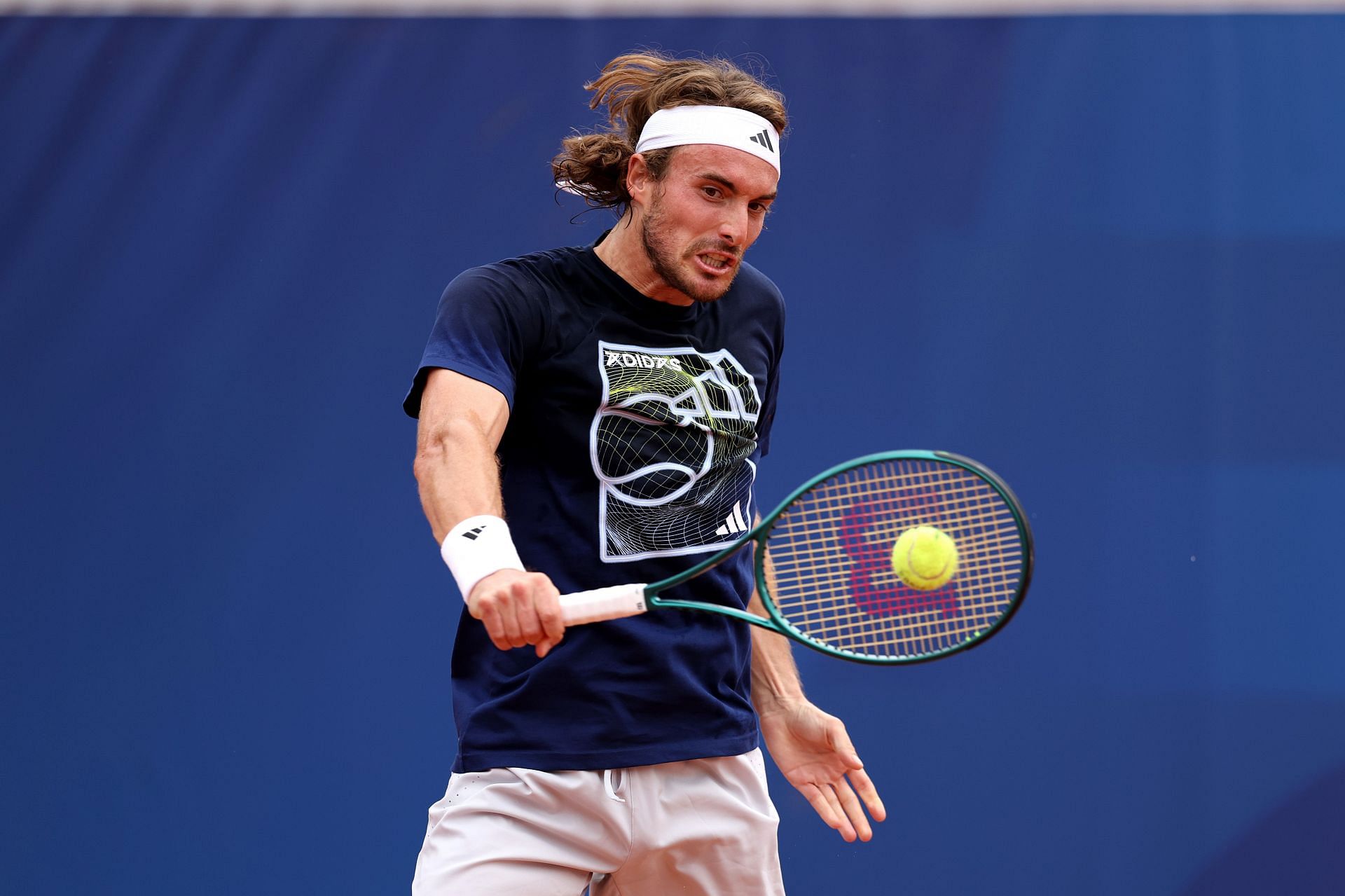 Stefanos Tsitsipas at the Paris Olympics 2024. (Photo: Getty)