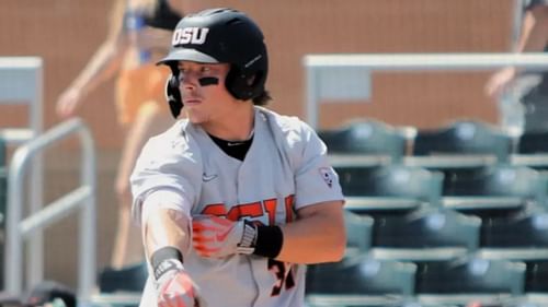 Travis Bazzana hit.407 and knocked 28 home runs this past season for Oregon State. (Image Source: https://osubeavers.com/sports/baseball/roster/travis-bazzana/10048)