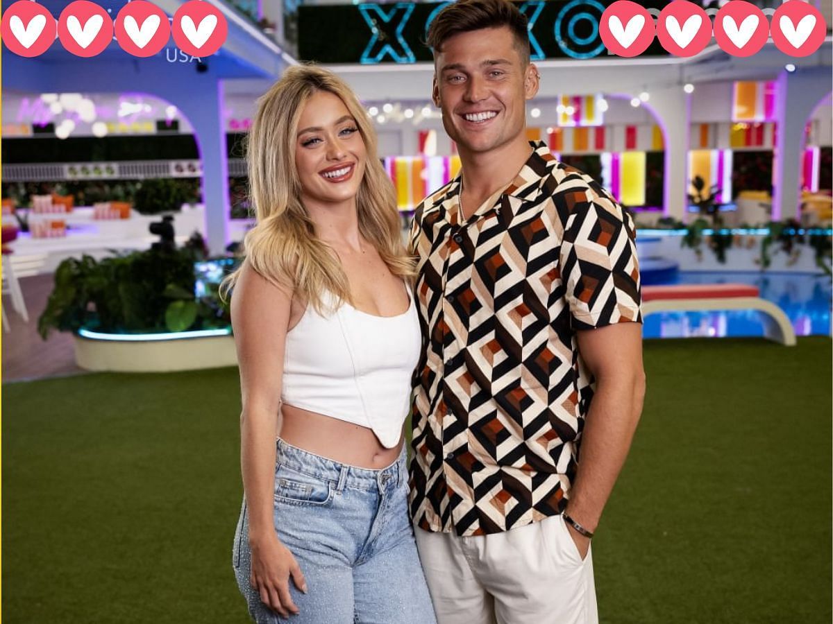 Kaylor and Aaron from Love Island USA season 6 (Image via Instagram/@loveislandusa)