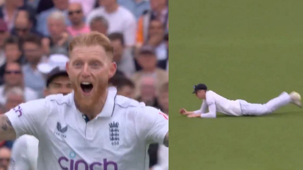 हैरी ब्रूक ने पकड़ा शानदार कैच (Photo Courtesy: X/@englandcricket)                               