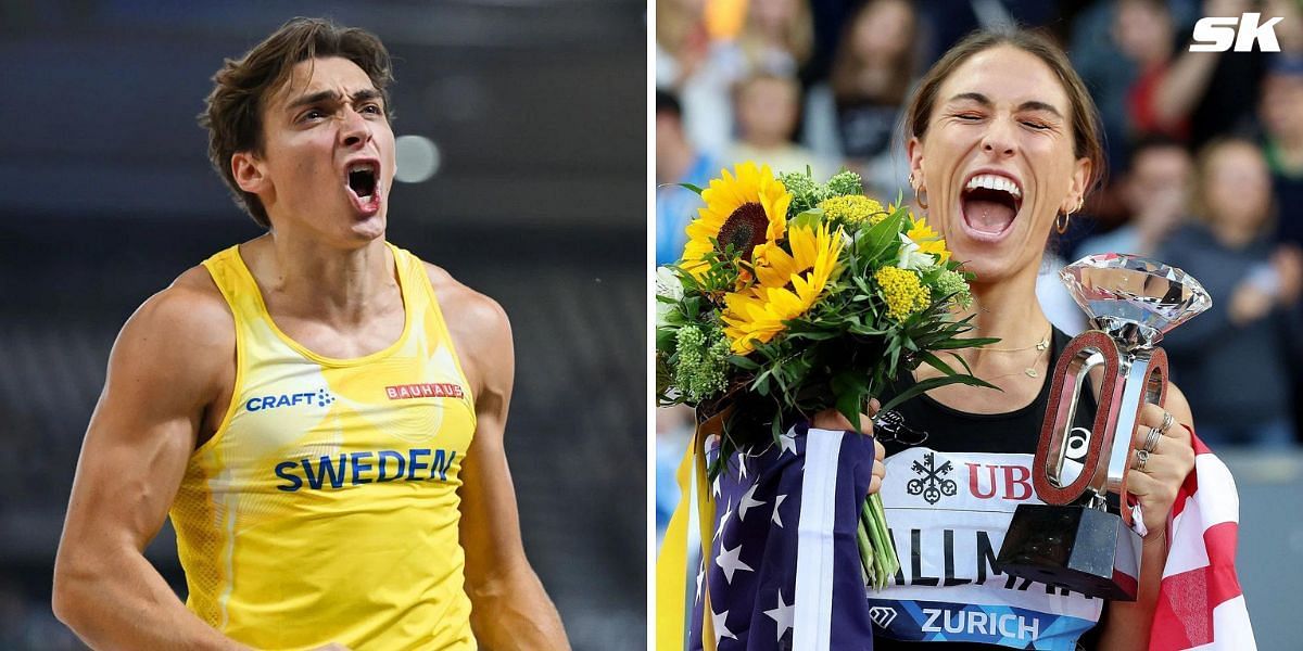 Mondo Duplantis and Valarie Allman are two of the top athletes to watch out for at the Paris Diamond League 2024. PHOTO: all from Getty