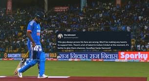 "Always proves his fans are wrong" - Fans react as Sanju Samson departs for consecutive ducks in IND vs SL T20Is