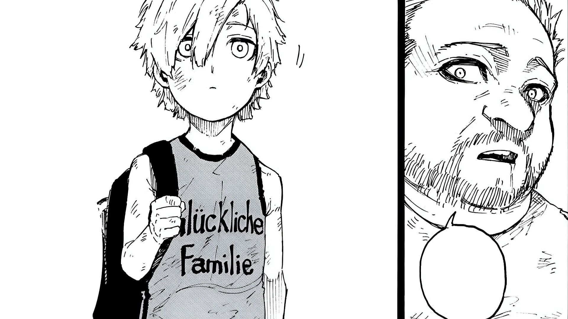 Kaiser and his father as seen in the manga (Image via Kodansha)